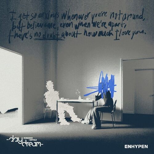 ENHYPEN new song album cover, with the song of NO DOUBT